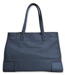 Tory Burch Navy Blue Large Nylon Tote Bag