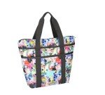 LeSportsac Colorful Painterly Spring Zip Tote