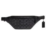 COACH Charter Signature Charcoal Belt Bag