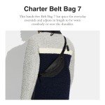 COACH Charter Signature Charcoal Belt Bag