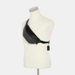 COACH Charter Signature Charcoal Belt Bag