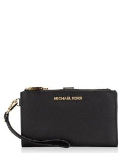 Michael Kors Black Saffiano Double Zip Handbag