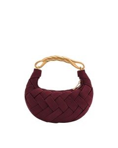 JW PEI Claret Orla Weave Handbag
