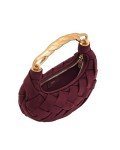 JW PEI Claret Orla Weave Handbag