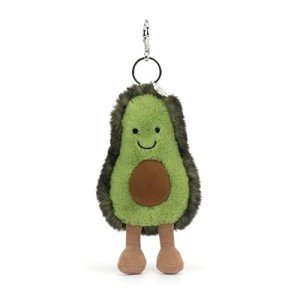 Avocado Plush Bag Charm Keychain by Jellycat