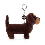 Jellycat Otto Sausage Dog Bag Charm Keychain