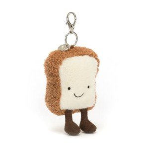Toast Bag Charm Keychain - Plush Luxury Gift