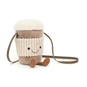 Amuseables Coffee-To-Go Plush Bag - 8 Inches