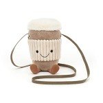 Amuseables Coffee-To-Go Plush Bag - 8 Inches