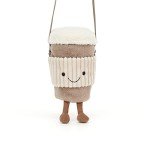 Amuseables Coffee-To-Go Plush Bag - 8 Inches