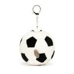 Jellycat Plush Soccer Ball Bag Charm Keychain