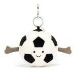 Jellycat Plush Soccer Ball Bag Charm Keychain