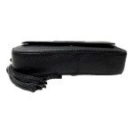 Gucci Soho Black Leather Shoulder Bag with Tassel