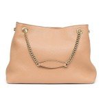 Gucci Soho Camel Leather Handbag with Tassel