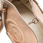 Gucci Soho Camel Leather Handbag with Tassel