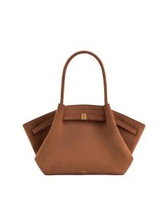 JW PEI Hana Medium Brown Faux Suede Tote