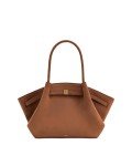 JW PEI Hana Medium Brown Faux Suede Tote