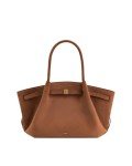 JW PEI Hana Medium Brown Faux Suede Tote