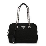Prada Black Tessuto Nylon Handbag for Women