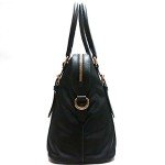 Prada Black Nylon and Saffiano Leather Handbag