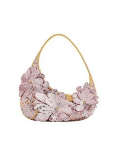 JW PEI Sequin Pink Harlee Shoulder Bag