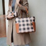 Mia K Vegan Leather Tote Bag & Wallet Set