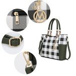 Mia K Vegan Leather Tote Bag & Wallet Set