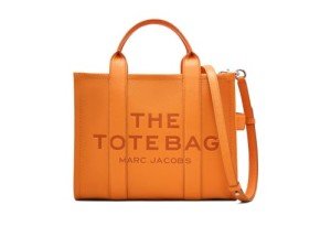 Marc Jacobs Tangerine Leather Medium Tote Bag