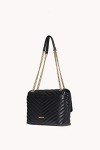 Rebecca Minkoff Edie Flap Bag in Black Gold