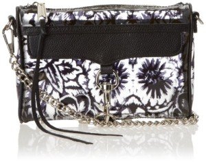 Rebecca Minkoff Mini MAC Crossbody Bag - Black Floral