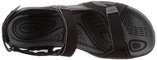 MBT Men's Black Charcoal Grey Sandals
