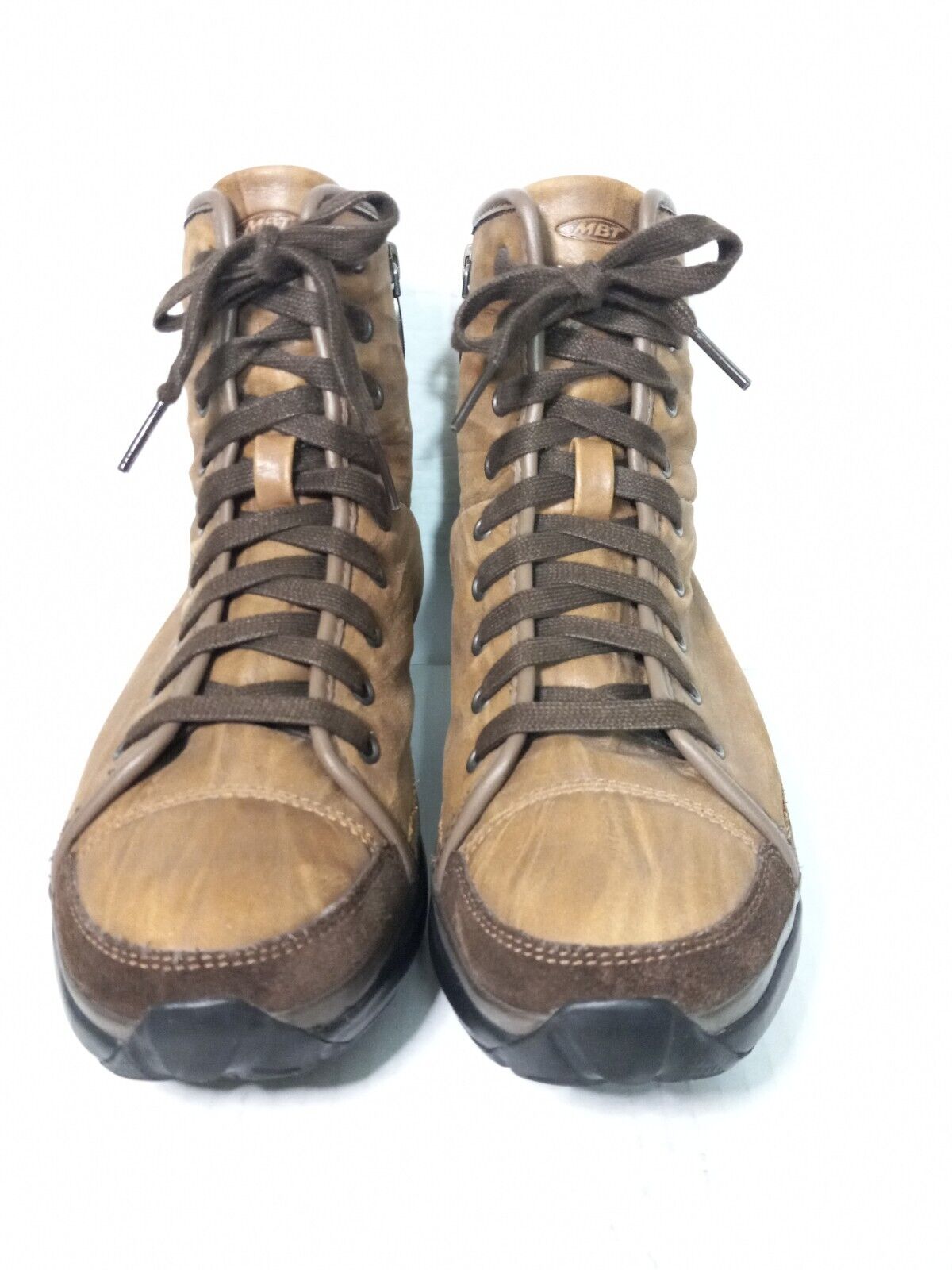 MBT Women's Light Brown Mid Boots Sz 5.5