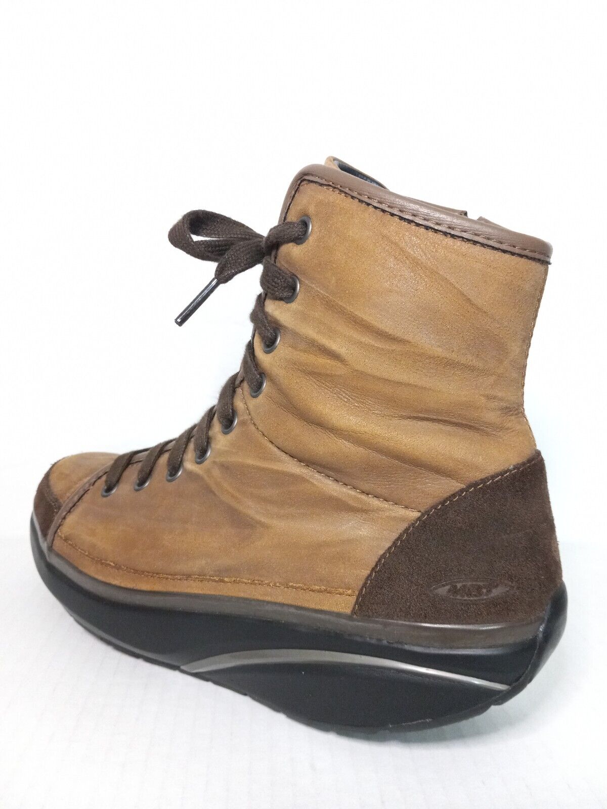 MBT Women's Light Brown Mid Boots Sz 5.5