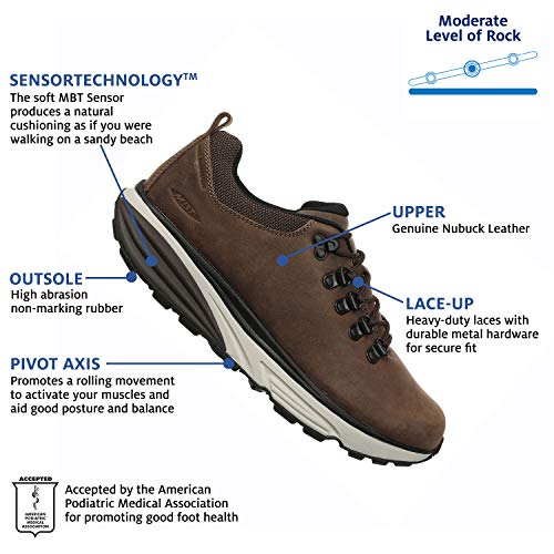 MBT Men's Casual Walking Shoe - Terra Black