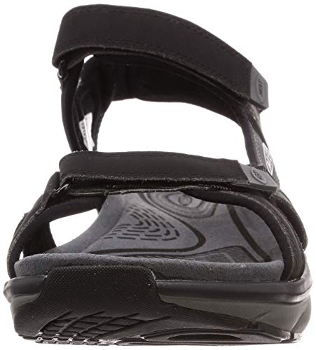 MBT Men's Black Charcoal Grey Sandals