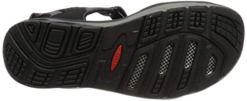 MBT Men's Black Charcoal Grey Sandals