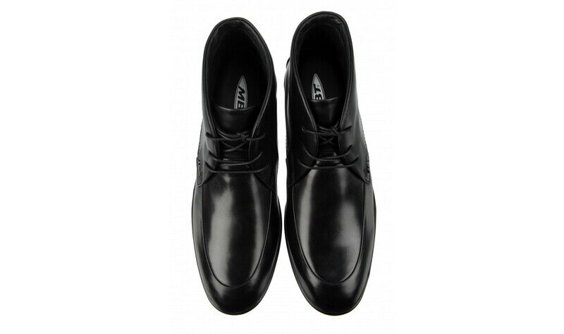 Men's Black Leather MBT Chukka Boots