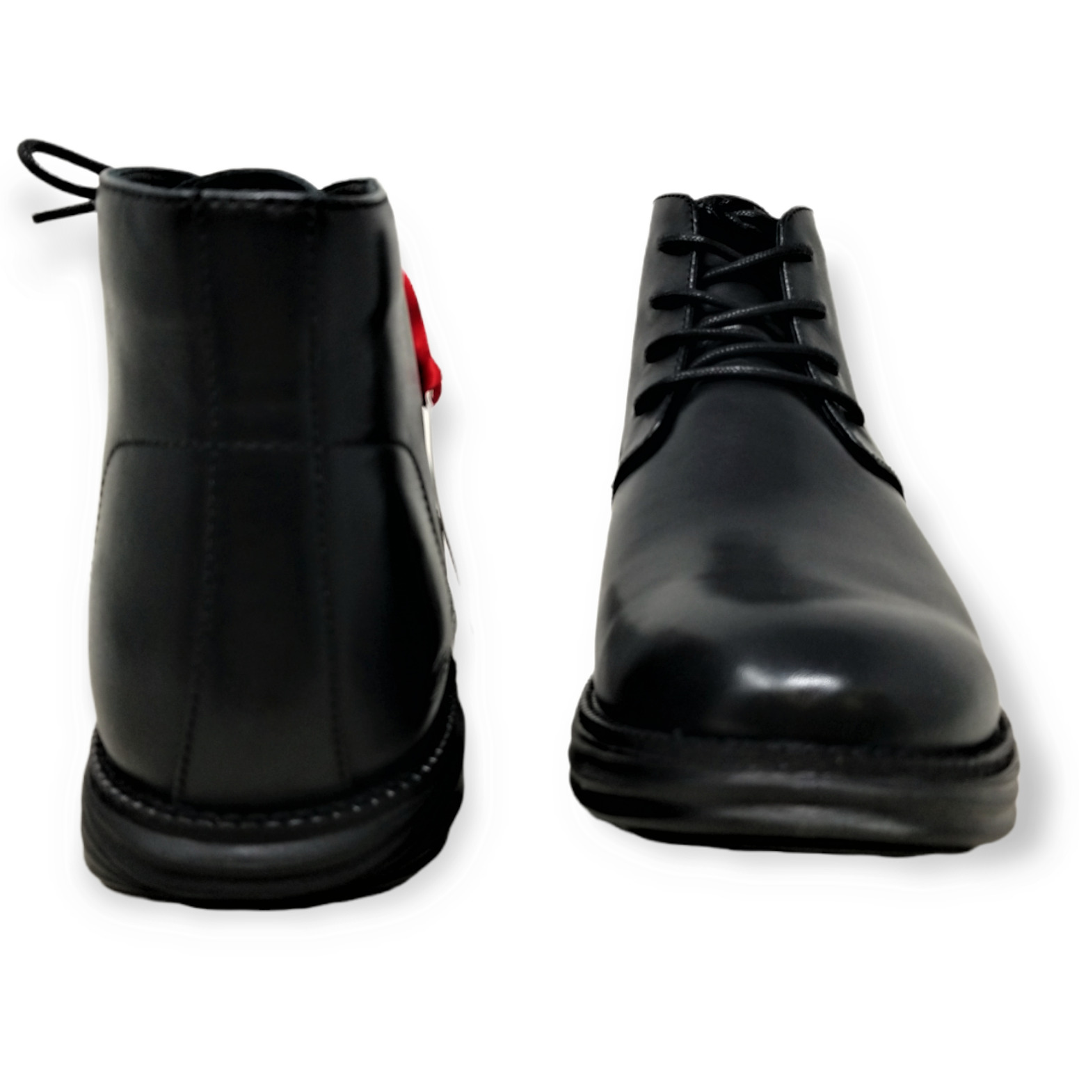 MBT Cambridge Men's Mid Cut Boot - Black Nappa Leather