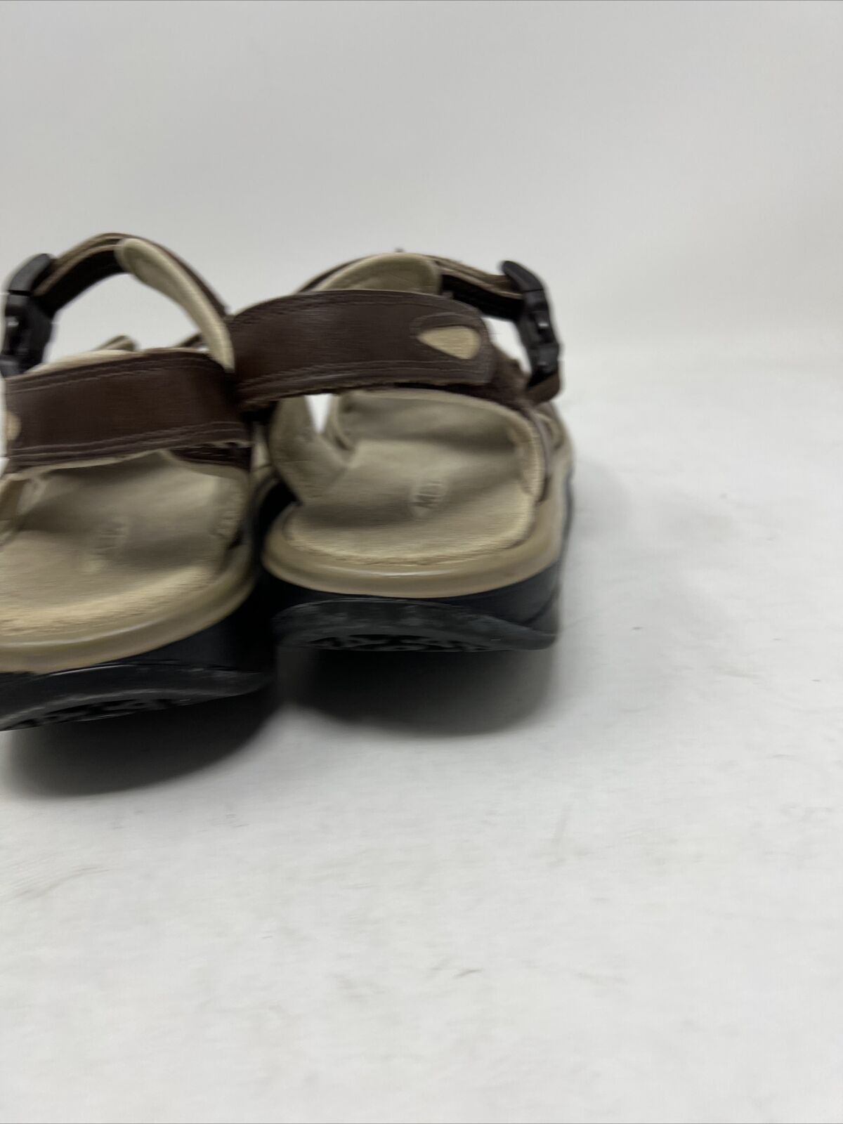 MBT Men's Brown Leather Sandals - Size 8.5