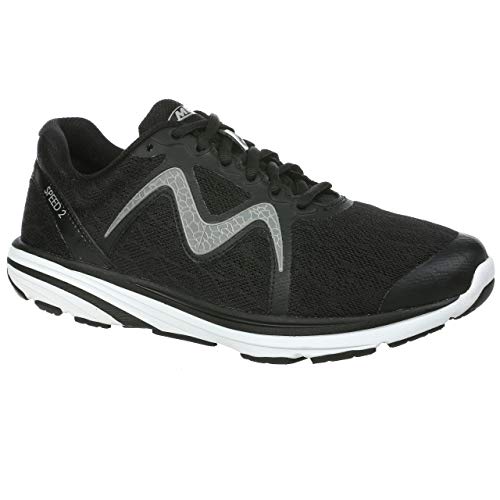 MBT Men's Running Shoes Black/Gray Speed 2