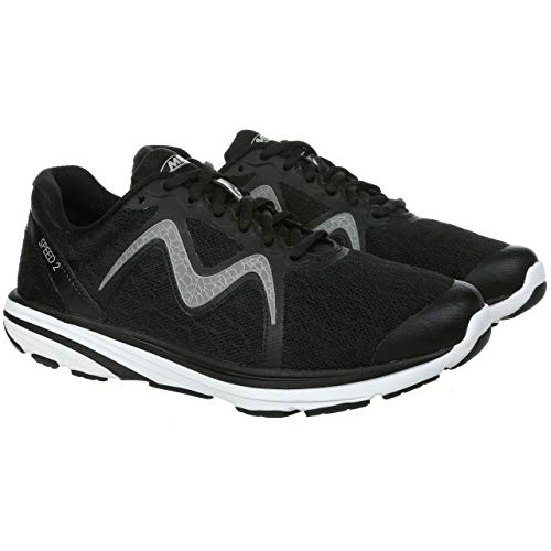MBT Men's Running Shoes Black/Gray Speed 2