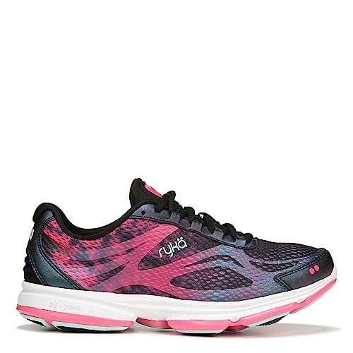 Women's MBT Walking Shoe, Black Pink, 10 M