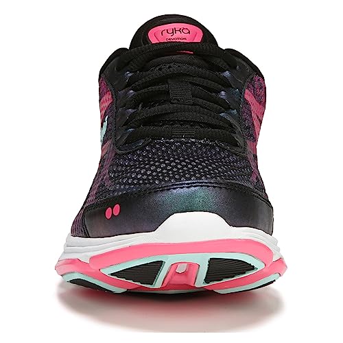 Women's MBT Walking Shoe, Black Pink, 10 M
