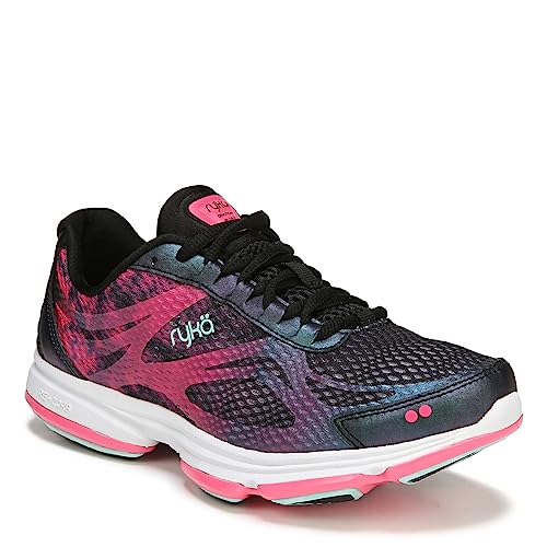 Women's MBT Walking Shoe, Black Pink, 10 M