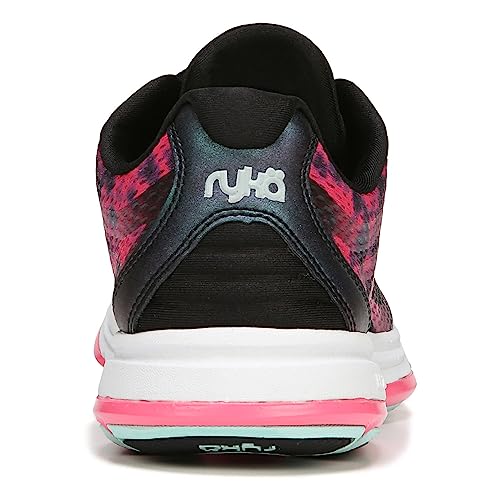 Women's MBT Walking Shoe, Black Pink, 10 M
