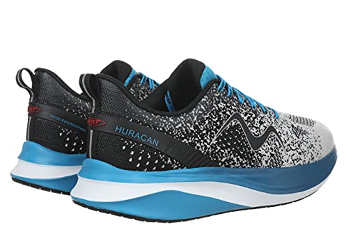 MBT Women's Huracan-3000 Rocker Bottom Running Shoe, Black/Methyl Blue - 5 M US