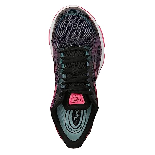 Women's MBT Walking Shoe, Black Pink, 10 M