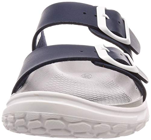 MBT Blue Navy Open Toe Sandals, Men's US 9