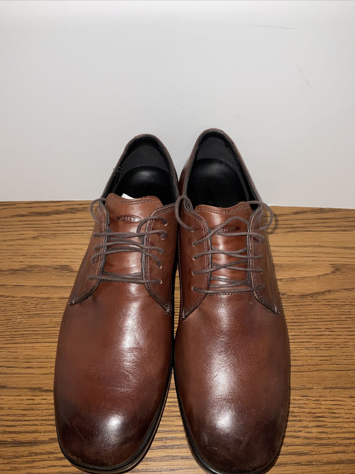 MBT Brown Leather Oxford Dress Shoes Men's 11-11.5