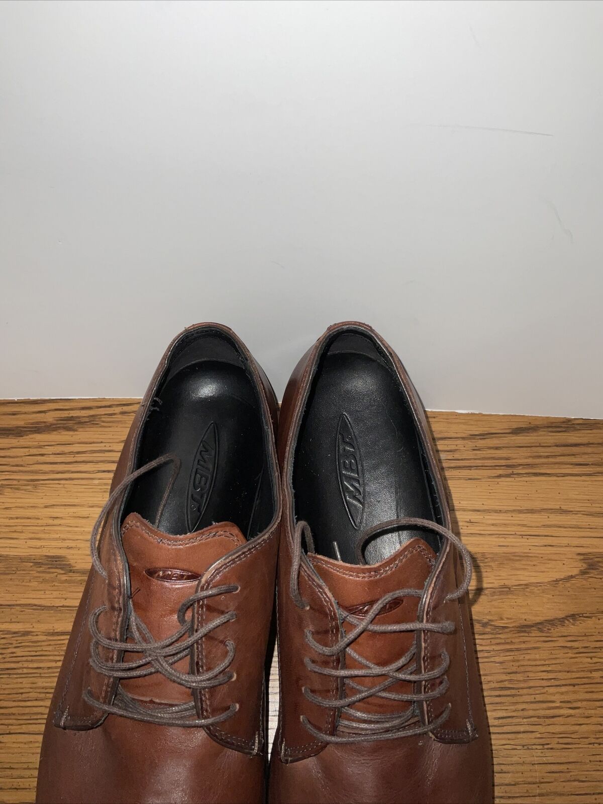 MBT Brown Leather Oxford Dress Shoes Men's 11-11.5